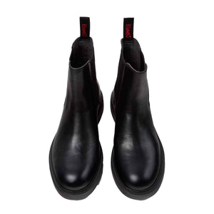 Camper Dean Black Leather Ankle Boots for Men מגפי קמפר לגברים