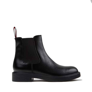 Camper Dean Black Leather Ankle Boots for Men מגפי קמפר לגברים