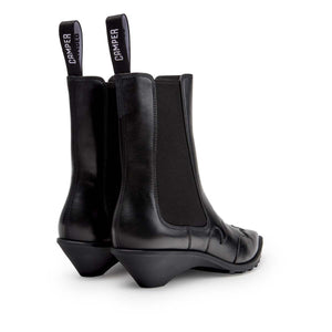 Camper Anita Black Leather Ankle Boots מגפי קמפר לנשים