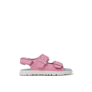 Camper Oruga Pink leather sandals for kids סנדלי קמפר לילדים