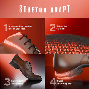 Rockport Men's Keelan Dress Plain Toe Lace-up Oxfords נעלי רוקפורט לגברים