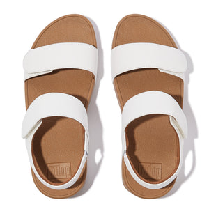 Fit Flop Lulu Adjustable Back Strap Sandals Urban White סנדלי נשים לולו רצועה לבן