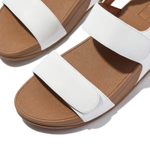 Fit Flop Lulu Adjustable Back Strap Sandals Urban White סנדלי נשים לולו רצועה לבן