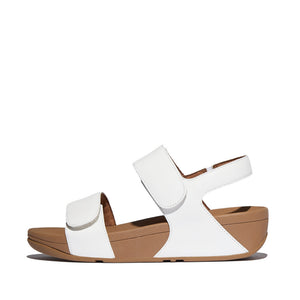 Fit Flop Lulu Adjustable Back Strap Sandals Urban White סנדלי נשים לולו רצועה לבן