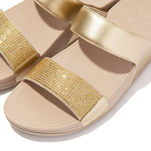 Fit-Flop Lulu Slide Hotfix Platino פיט פלופ כפכפי נשים