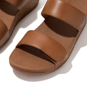 Fit Flop Lulu Adjustable Slides Light Tan כפכפי נשים לולו סלייד חום