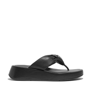 Fit Flop F-Mode Knot Soft Leather Flatform Toe Post כפכפי נשים פיט פלופ