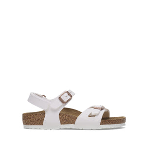 Birkenstock Rio AS Kids White סנדלי ריו ילדים לבן