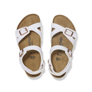 Birkenstock Rio AS Kids White סנדלי ריו ילדים לבן