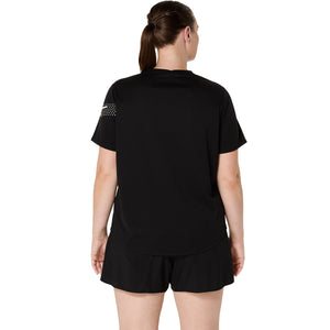 Asics Icon Ss Top Women Performance Black חולצת ריצה לנשים אסיקס