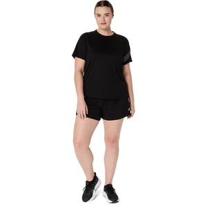 Asics Icon Ss Top Women Performance Black חולצת ריצה לנשים אסיקס