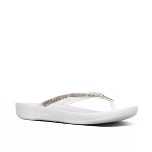Fit-Flop Iqushion Sparkle Urban White פיט פלופ כפכפי נשים