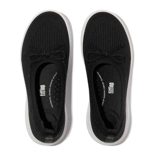 Fit Flop Super-Q Bow Crystal Trim Ballet Flats סניקרס פיט פלופ לנשים