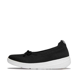 Fit Flop Super-Q Bow Crystal Trim Ballet Flats סניקרס פיט פלופ לנשים