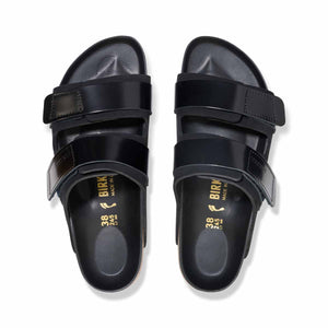 Birkenstock Uji Black כפכפי בירקנשטוק אוג'י שחור לנשים