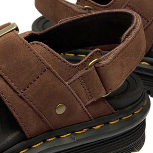 Dr. Martens Sepia Brown Zebzag סנדלי דר. מרטינס