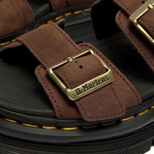 Dr. Martens Sepia Brown Zebzag סנדלי דר. מרטינס