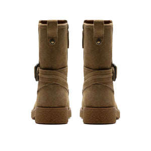 Clarks 26182890 Nella Mid Dark Sand מגפי נשים קלארקס