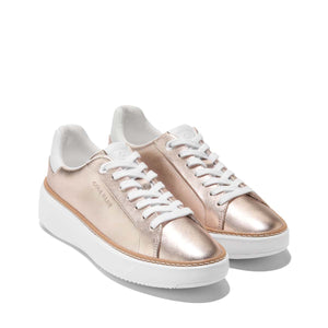 Cole Haan Grandpro Topspin Sneaker Rose Gold Metallic סניקרס קול האן לנשים