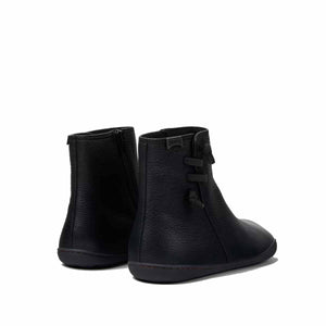 Camper Peu Black Leather Boots for Women מגפי קמפר לנשים