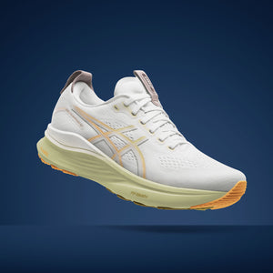 Asics Gel Kayano 32 Men White Orange Glow נעלי ריצה ג`ל קיאנו 32 לגברים