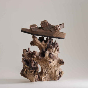 Birkenstock Milano Leather Habana בירקנשטוק סנדלי גברים מילאנו חום