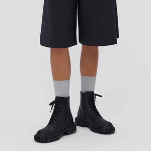 Camper Pix Berlin Black Nubuck Mid Boots for Women מגפי קמפר פיקס לנשים