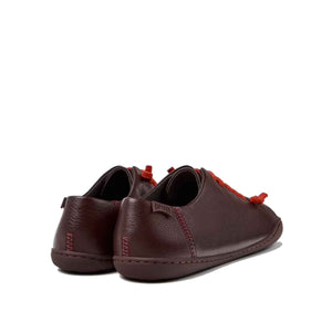 Camper Peu Burgundy Leather Shoes for Women סניקרס קמפר לנשים