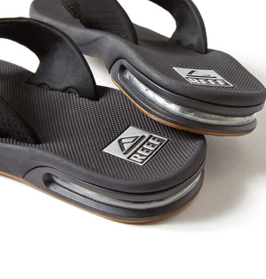 כפכפי גברים ריף שחור Reef Fanning Black Silver