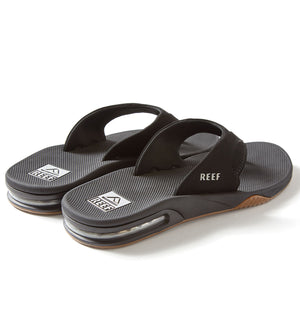 כפכפי גברים ריף שחור Reef Fanning Black Silver