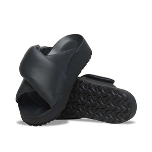 Birkenstock Theda Cross Strap Black Women כפכפי בירקנשטוק תדה שחור לנשים