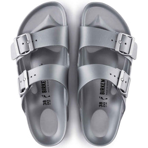 Birkenstock Arizona Eva Metallic Silver כפכפי בירקנשטוק לנשים אריזונה