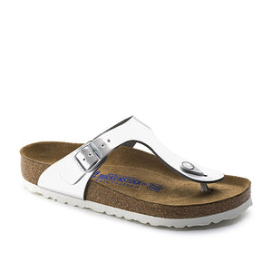 בירקנשטוק כפכפי נשים סילבר מטאלי Birkenstock Gizeh Metallic Silver