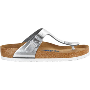 בירקנשטוק כפכפי נשים סילבר מטאלי Birkenstock Gizeh Metallic Silver (4532317519946)