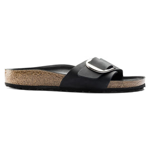 Birkenstock Madrid Black Big Buckel בירקנשטוק כפכפי נשים מדריד אבזם גדול שחור