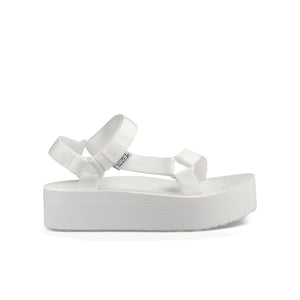 סנדלי פלטפורמה לנשים TEVA Flatform Universal Bright White