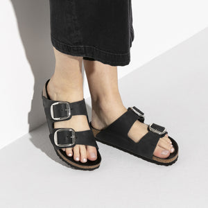 בירקנשטוק כפכפי נשים אריזונה אבזם שחור Birkenstock Arizona Black Big Buckel