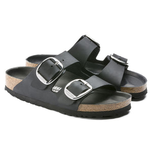 בירקנשטוק כפכפי נשים אריזונה אבזם שחור Birkenstock Arizona Black Big Buckel