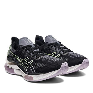 Asics Gel Kinsei Blast Women Black Illuminate Yellow נעלי אסיקס נשים