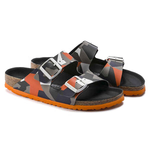 בירקנשטוק - כפכפי אריזונה מולטי גרפיק כתום Birkenstock