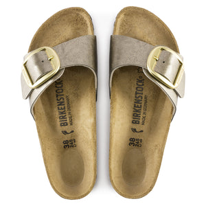 בירקנשטוק כפכפי נשים מדריד אבזם טיופ Birkenstock Madrid Big Buckle Graceful Taupe (4520790523978)