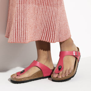 בירקנשטוק כפכפי נשים אדום Birkenstock Gizeh Graceful Raspberry (4532316078154)