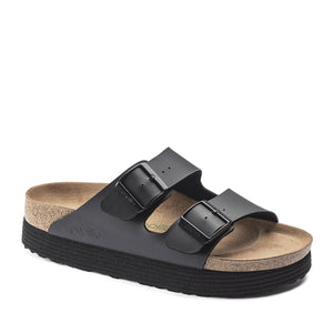 Birkenstock Arizona Grooved BF Black VEG כפכפי בירקנשטוק אריזונה גרובד נשים טבעוני