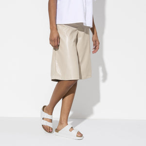 Birkenstock Arizona Grooved White VEG כפכפי בירקנשטוק נשים טבעוני