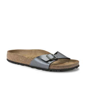 Birkenstock Madrid BS Metallic Black בירקנשטוק כפכפי נשים