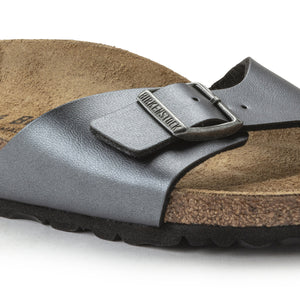 Birkenstock Madrid BS Metallic Black בירקנשטוק כפכפי נשים