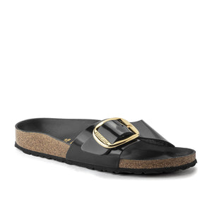 Birkenstock Madrid Big Buckle Black בירקנשטוק כפכפי נשים מדריד שחור