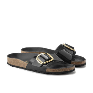 Birkenstock Madrid Big Buckle Black בירקנשטוק כפכפי נשים מדריד שחור