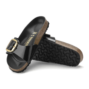 Birkenstock Madrid Big Buckle Black בירקנשטוק כפכפי נשים מדריד שחור