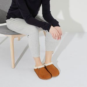 Birkenstock Zermatt Premium Mink כפכפי בירקנשטוק לגברים זרמאט פרווה מינק